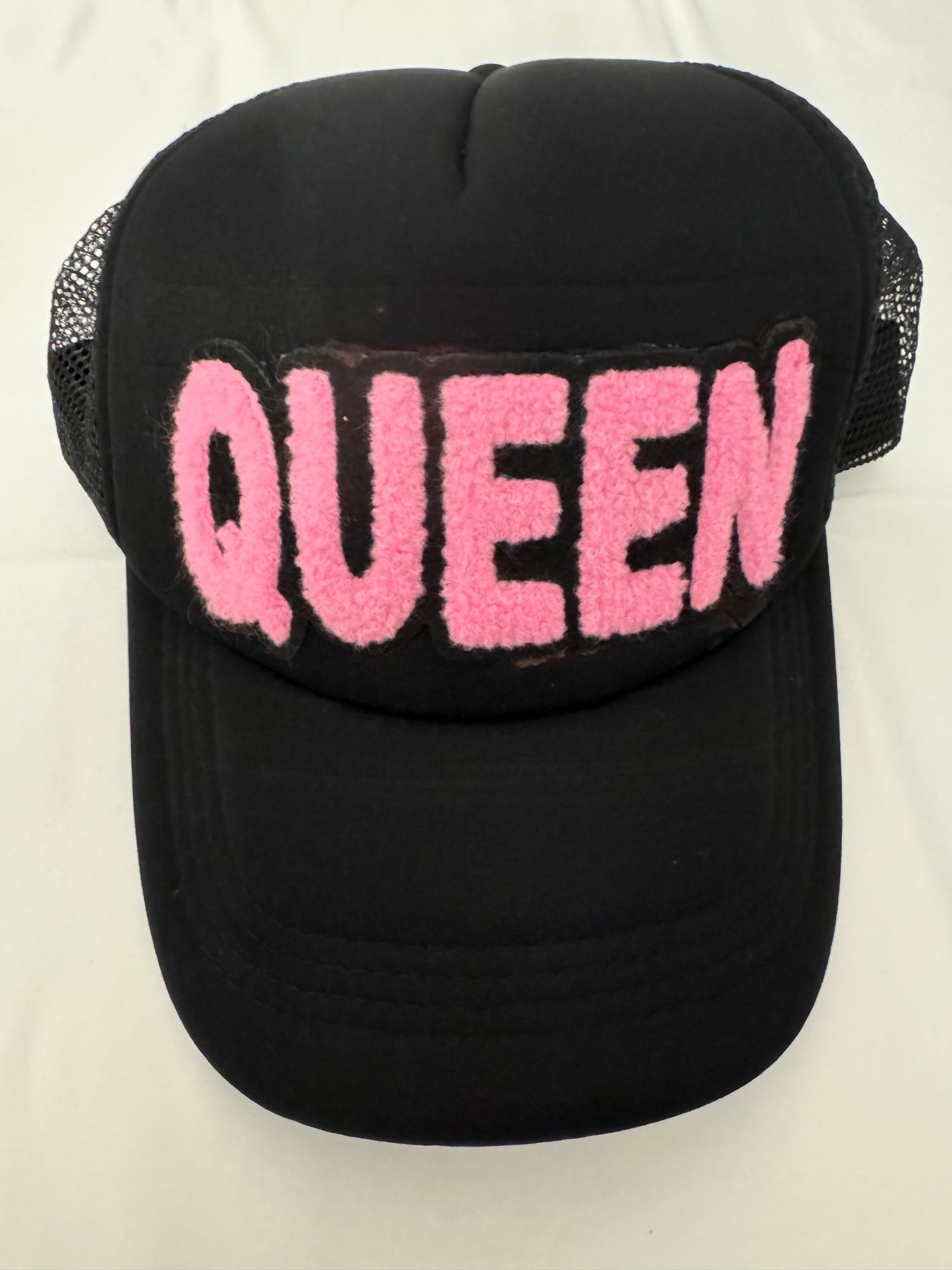 Queen Chenille Foam Trucker Hat